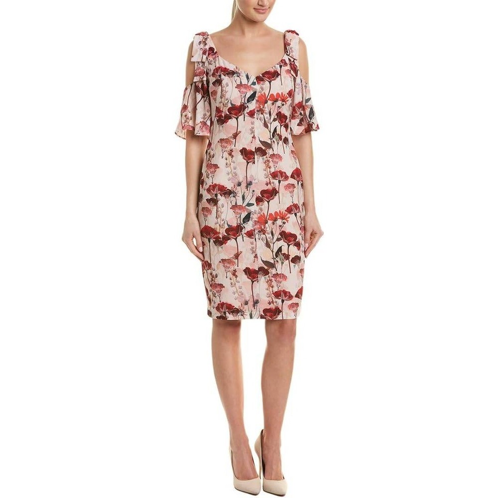Black Halo Women's Size 6 Monaco Floral Dress